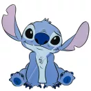 Disney Lilo und Stitch Cute XL Wanduhr 50 cm