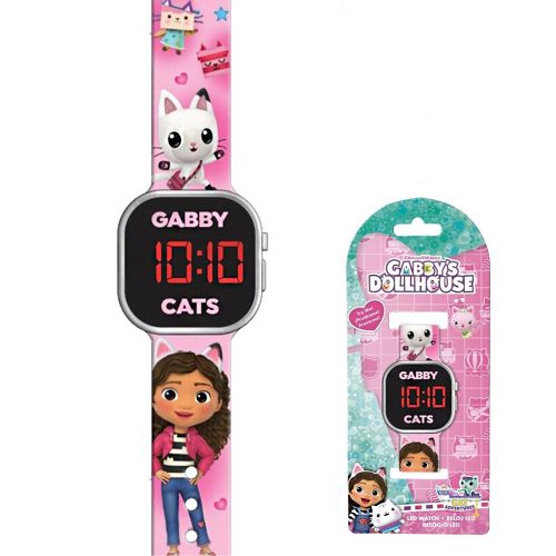 Gabby's Dollhouse Fun Digitales LED-Armbanduhr