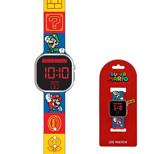 Super Mario Play Digitales LED-Armbanduhr