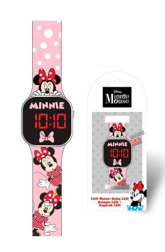 Disney Minnie  Pink digitale LED-Uhr