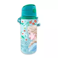   Disney Eiskönigin Enchanted Aluminiumflasche mit Karabiner 600 ml