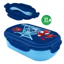 Spiderman Blue Web Sandwichbox + Besteckset