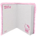 Hello Kitty Rainbow 3D Plüsch A5 Schloss Tagebuch