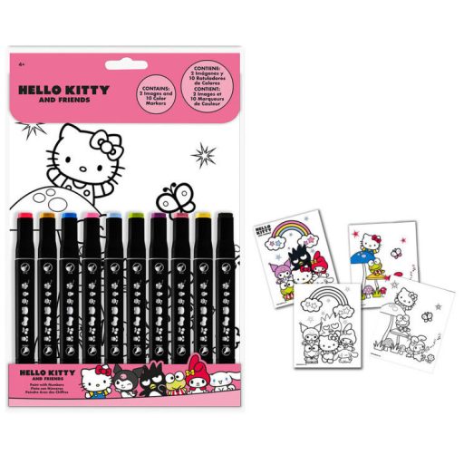 Hello Kitty Nummern-Malbuch