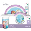 Disney Eiskönigin Enchanted Geschirrset, Micro-Kunststoff Set in einer Box