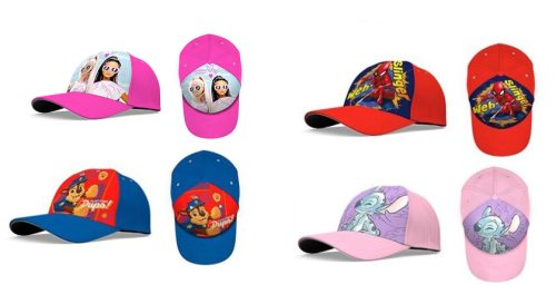 Disney Lilo und Stitch Mix Disney Lilo & Stitch, Spider-Man, Paw Patrol, Barbie Kinder Baseballkappe