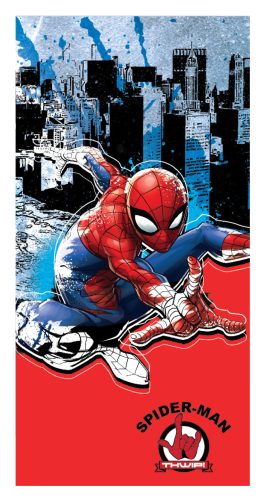 Spiderman Jump Badetuch, Strandtuch 70x137 cm (Fast Dry)