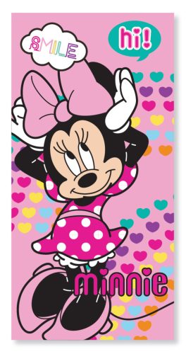 Disney Minnie Hearts Badetuch, Strandtuch 70x137 cm (Fast Dry)