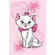 Disney Marie Pink Flower Fleecedecke 100x150cm