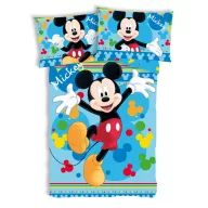   Disney Mickey Joyful Kinderbettwäsche 100×135 cm, 40×60 cm