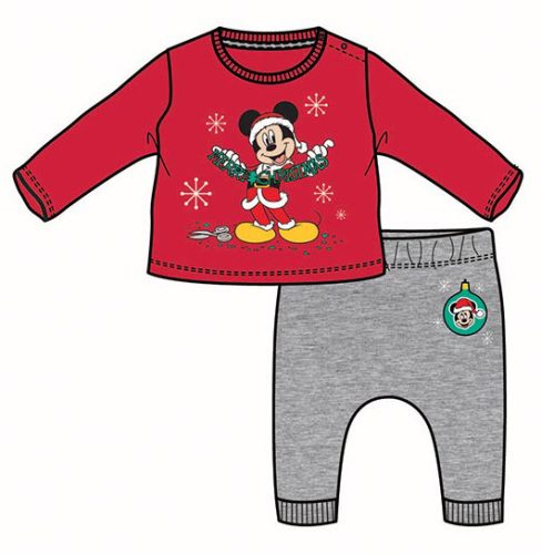 Disney Mickey Merry Weihnachten Baby T-Shirt + Hose Set 3-24 Monate