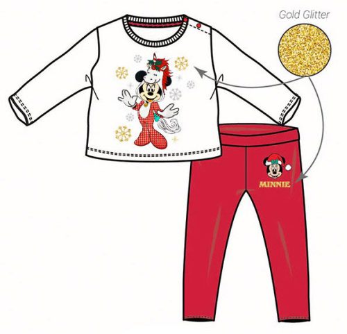 Disney Minnie Unicorn Weihnachten Baby T-Shirt + Hose Set 3-24 Monate