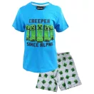 Minecraft kurzer Kinderpyjama 6-12 Jahre