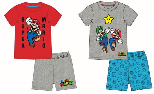 Super Mario Kinder kurzer Pyjama 5-12 Jahre