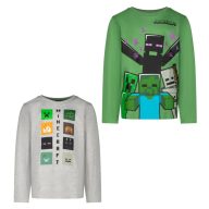 Minecraft Kinder Langarmshirt, Oberteil 6-12 Jahre