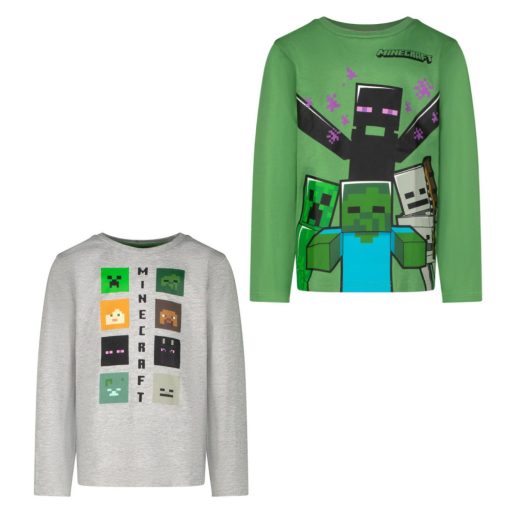 Minecraft Kinder Langarmshirt, Oberteil 6-12 Jahre