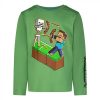 Minecraft Kinder Langärmliges T-Shirt, Oberteil 6-12 Jahre