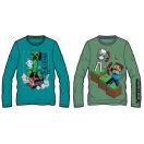 Minecraft BOOM! Kinder Langarmshirt, Oberteil 6-12 Jahre