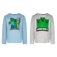 Minecraft Trio Kinder Langarmshirt, Oberteil 6-12 Jahre