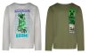 Minecraft Kinder Langärmliges T-Shirt, Oberteil 6-12 Jahre