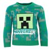 Minecraft Kinder Gestrickter Pullover 6-12 Jahre