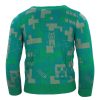 Minecraft Blocky Kinder-Strickpullover 6-12 Jahre