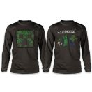 Minecraft Dark Kinder Langarmshirt, Oberteil 8-12 Jahre