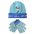 Minecraft Build Kinder Mütze + Handschuh Set 54-56 cm