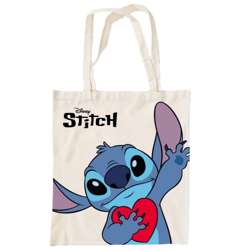 Disney Lilo und Stitch Heart Leinentasche Einkaufstasche 44 cm