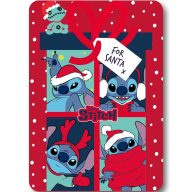   Disney Lilo und Stitch Santa Weihnachts Polarfleecedecke 100x140cm