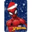 Spiderman Snowing Weihnachten Fleece-Decke 100x140cm