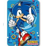 Sonic der Igel Gold Ring Fleecedecke 100x140cm