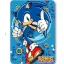 Sonic der Igel Gold Ring Fleecedecke 100x140cm