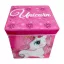 Einhorn Princess Spielzeugaufbewahrung 30×30×30 cm