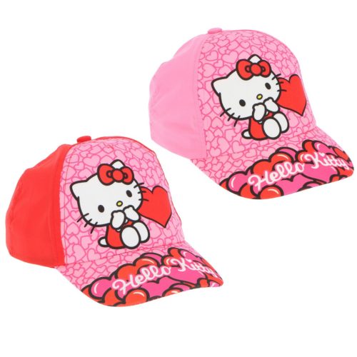Hello Kitty Hearts Kinder Baseballkappe 52-54 cm