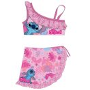 Disney Lilo und Stitch Tropic Pink Kinder-Bikini und Sarong-Set 4-10 Jahre