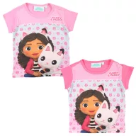   Gabby's Dollhouse Pandy Kinder Kurzarmshirt, Oberteil 2-6 Jahre