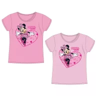   Disney Minnie Heart Kinder Kurzarm T-Shirt, Oberteile 3-8 Jahre