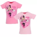 Disney Minnie Heart Kinder Kurzarm T-Shirt, Oberteile 3-8 Jahre