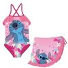 Disney Lilo und Stitch Pink Kinder Badeanzug und Sarong Set 3-8 Jahre