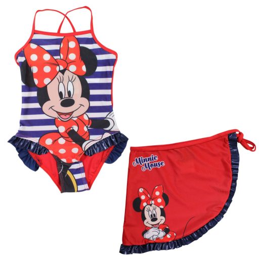 Disney Minnie  Chic Kinder Badeanzug und Sarong Set 3-8 Jahre