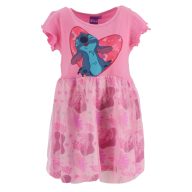   Disney Lilo und Stitch Pink Leaf Kinder Sommerkleid 2-6 Jahre