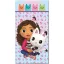 Gabby's Dollhouse Paw Badehandtuch, Strandtuch 70x140cm (Schnell trocknend)