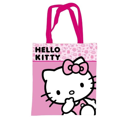 Hello Kitty Pink Stofftasche, Einkaufstasche 44 cm