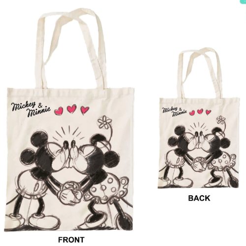 Disney Minnie  Mickey Kiss Leinwand Einkaufstasche 44 cm