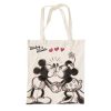Disney Minnie  Mickey Kiss Leinwand Einkaufstasche 44 cm