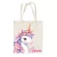 Einhorn Mystic Leinentasche, Einkaufstasche 44 cm