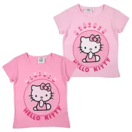   Hello Kitty Pink kurzärmeliges Kinder-T-Shirt, Oberteil 3-8 Jahre