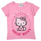 Hello Kitty Pink kurzärmeliges Kinder-T-Shirt, Oberteil 3-8 Jahre