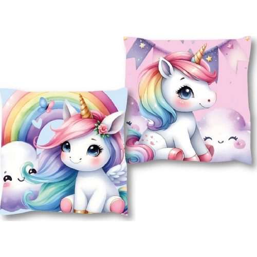 Einhorn Clouds Dekokissen 38x38 cm